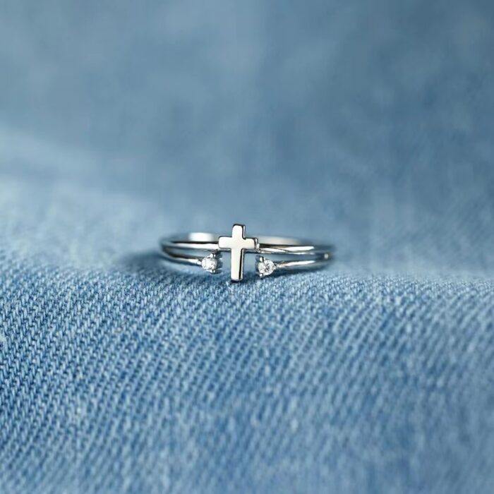 Bague « Croix Pureté »