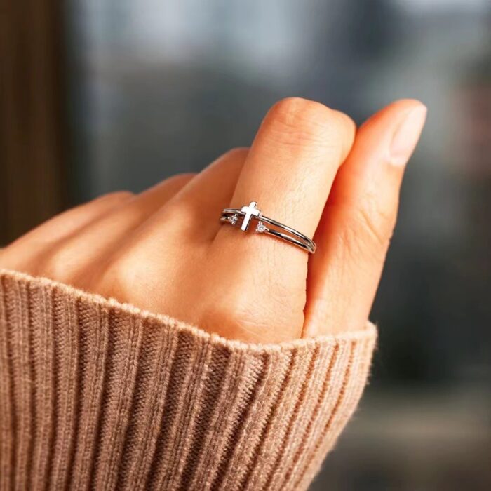 Bague « Croix Pureté »