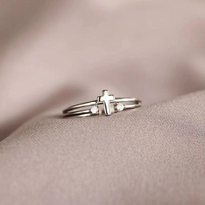 Bague « Croix Pureté »