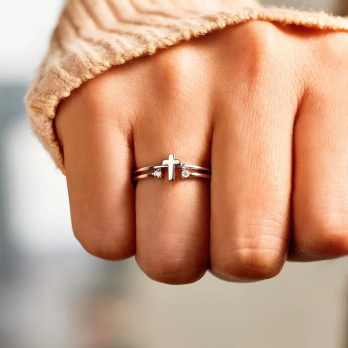 Bague « Croix Pureté »