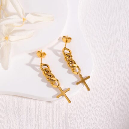 Boucles d’Oreilles « Chaîne Divine »