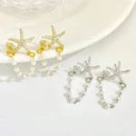 Boucles d'oreilles « Étoile Nacrée »