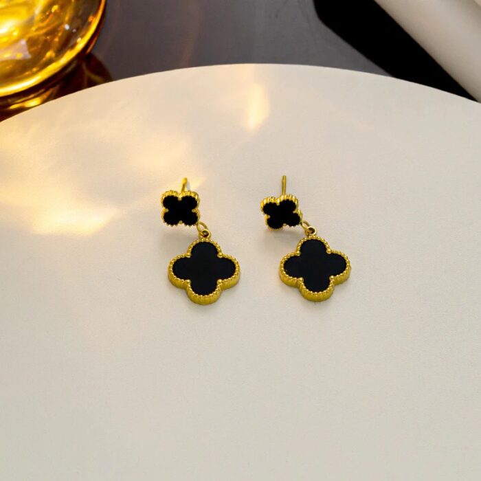 Boucles d’oreilles « Trèfle Éclatant »