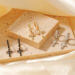 Boucles d’oreilles « Croix Céleste »
