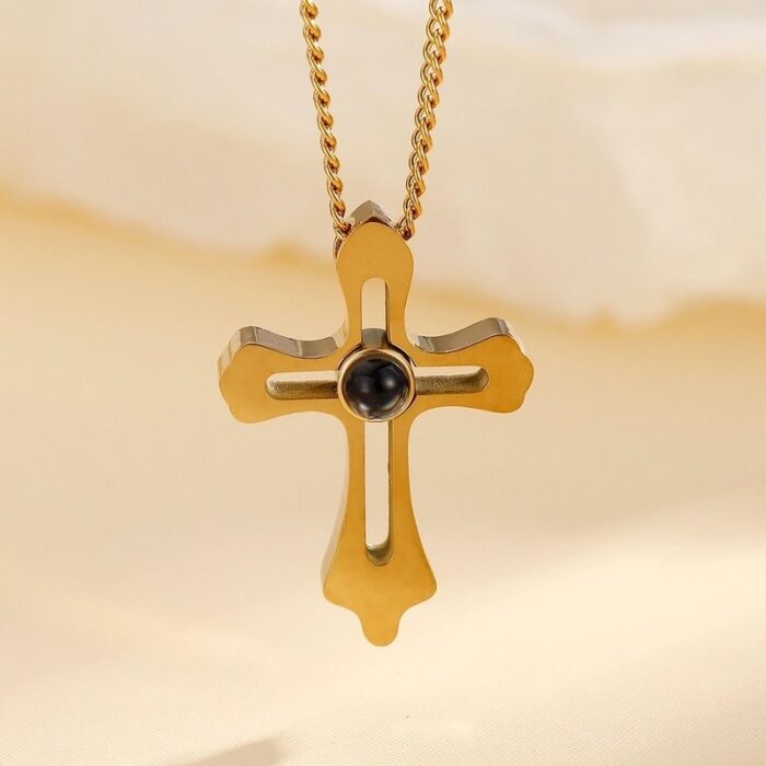 Collier « Croix Harmonie »