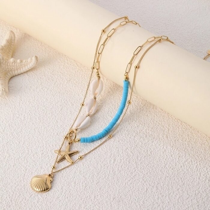 Collier « Éclats Marins »