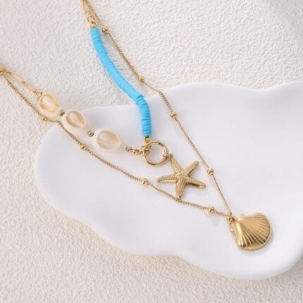 Collier « Éclats Marins »