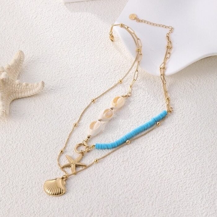 Collier « Éclats Marins »