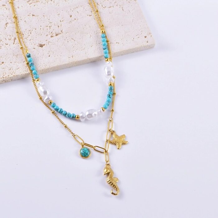 Collier « Évasion Marine »