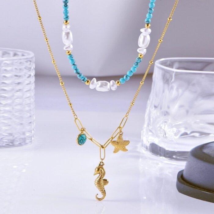 Collier « Évasion Marine »