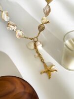 Collier « Sirène d’Or & Coquillages »