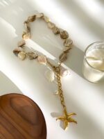 Collier « Sirène d’Or & Coquillages »