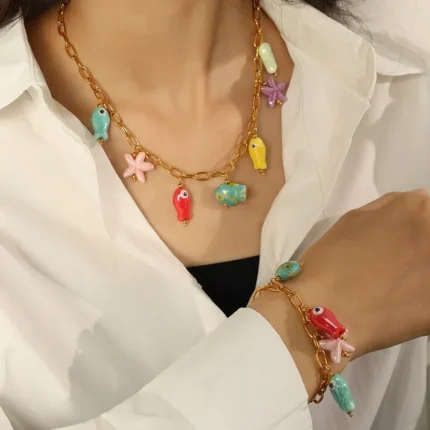 Parure « Couleurs des Océans »