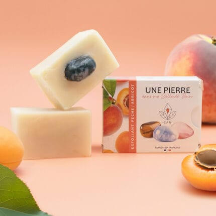 Savon Exfoliant Pêche Abricot & Pierre Naturelle